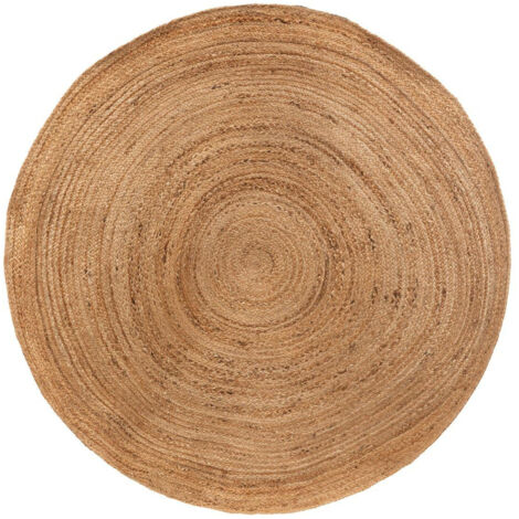 Alfombra - yute - D160 cm - Atmosphera créateur d'intérieur