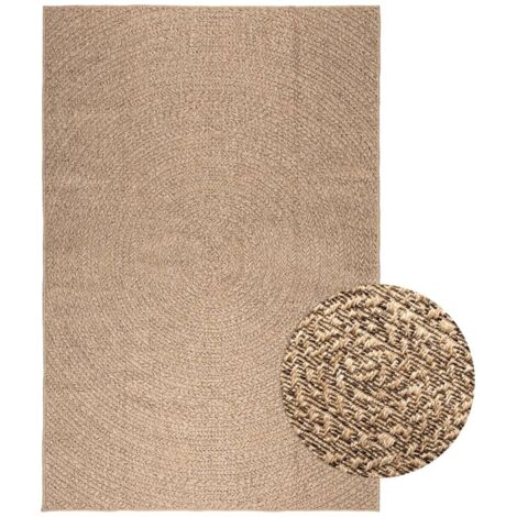 Alfombra ZIZUR apariencia de yute interior y exterior 200x290cm