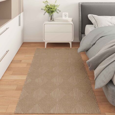 Alfombras de área AGIRA Natural 150 x 80 cm Poliéster