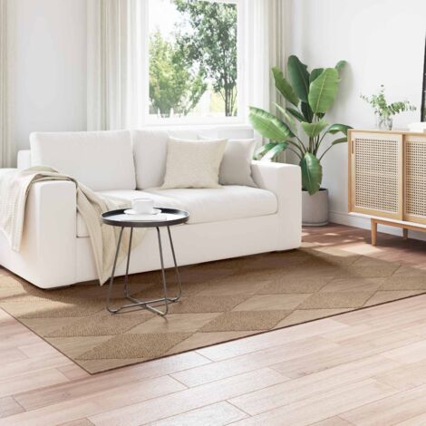 Alfombras de área AGIRA Natural 170 x 120 cm Poliéster