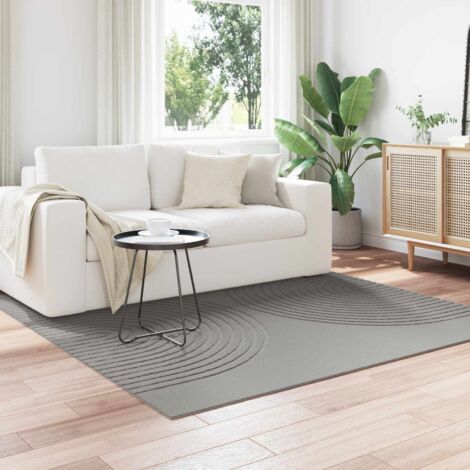 Alfombras de área Cuadrado GALATI Gris 200 x 200 cm Poliéster
