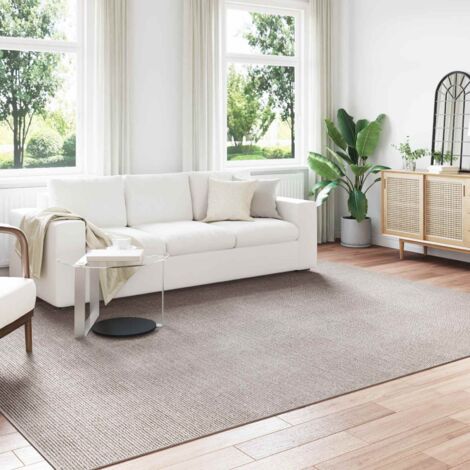 Alfombras de área LUGO Crema y Taupe 340 x 240 cm Poliéster
