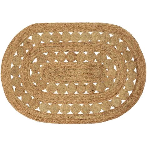 Alfombras de área Natural 100 x 152 cm yute