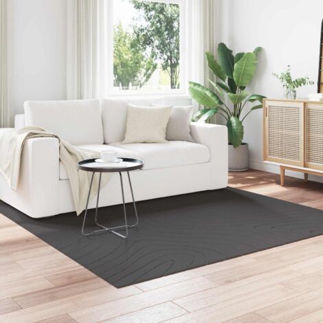 Alfombras de área PALMERAS Antracita 200 x 200 cm Poliéster