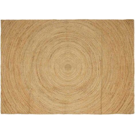 Alfombras de área Rectangular Marrón 160 x 230 cm yute
