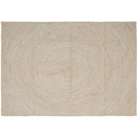 Alfombras de área Rectangular Natural y 240 x 340 cm yute