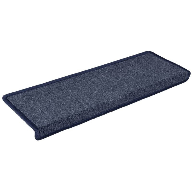 

Alfombras de peldaños de escalera 15 uds gris y azul 65x25 cm - Multicolor - Vidaxl