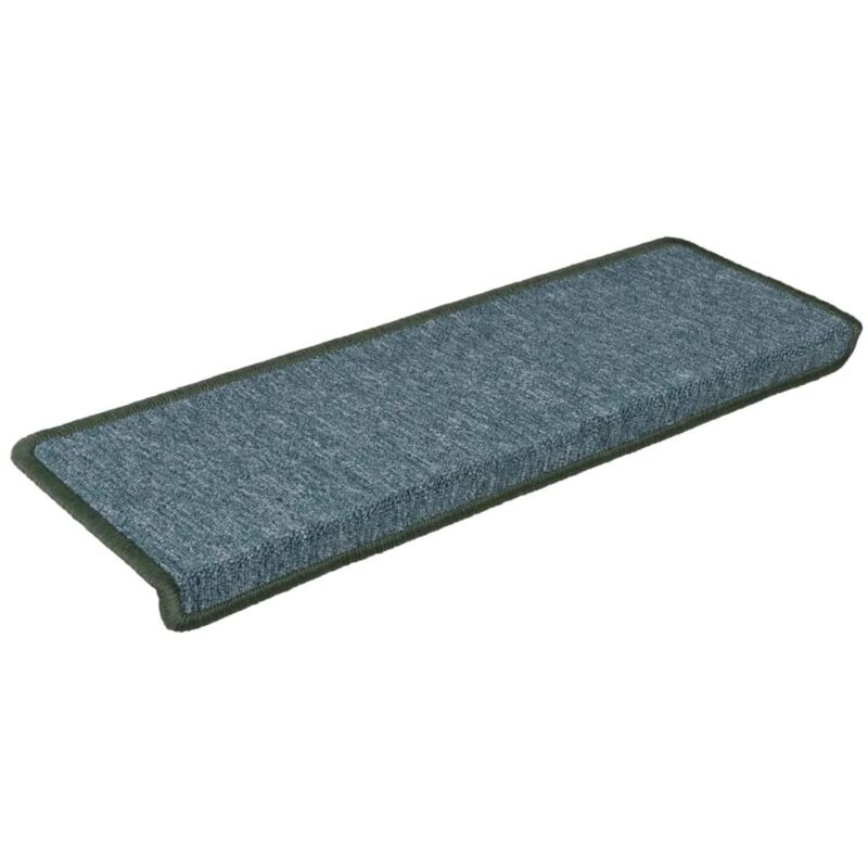 

vidaXL Alfombras de peldaños de escalera 15 uds verde 65x25 cm - Verde