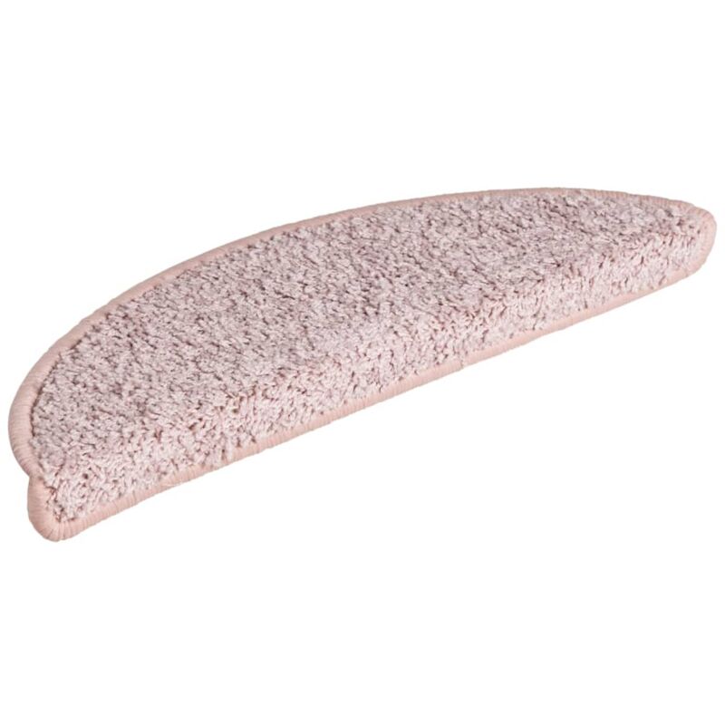 

Alfombras de peldaños de escalera 15 uds rosa claro 65x21x4 cm - Rosa - Vidaxl