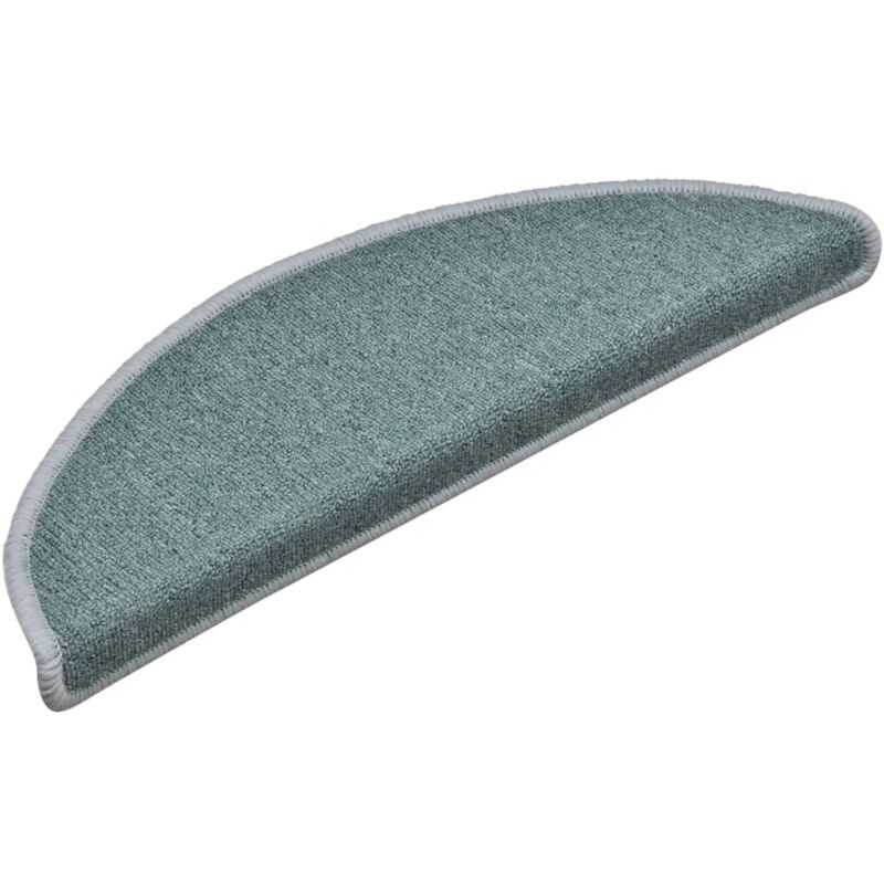 

Alfombras de peldaños de escalera 15 uds azul 56x17x3 cm - Azul - Vidaxl