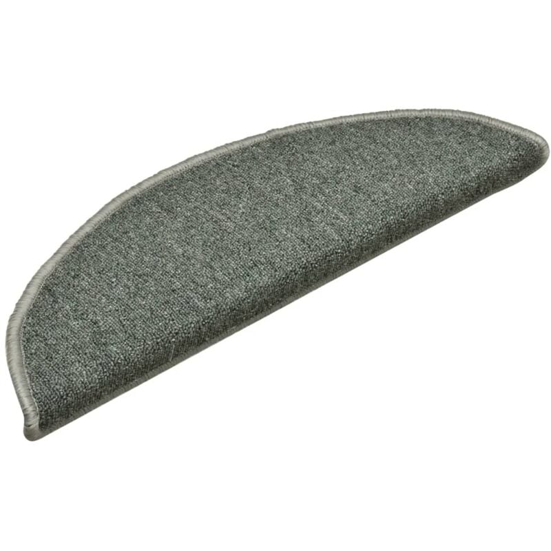 

Alfombras de peldaños de escalera 15 uds verde oscuro 56x17x3cm - Verde - Vidaxl