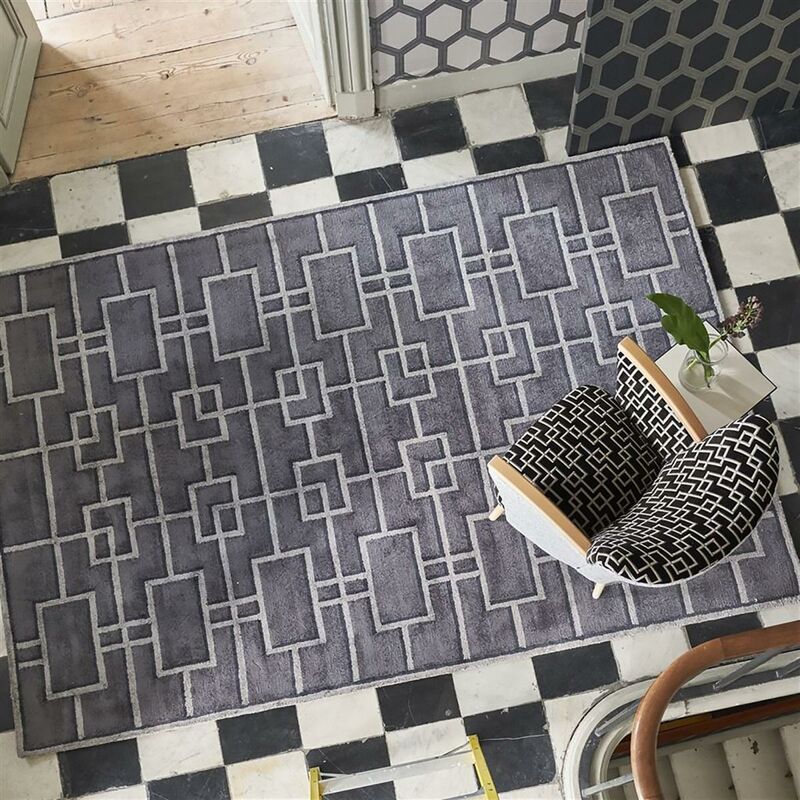 

Rheinsberg moderna 1A2T alfombra en gris viscosa - Gris