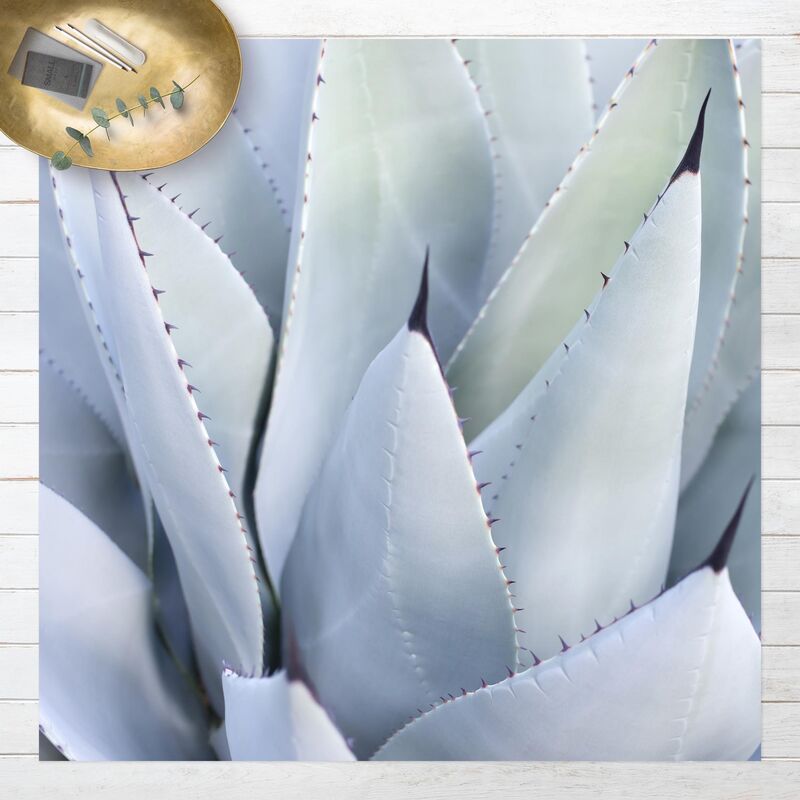 

Alfombras vinílicas - Agave Leaves - Cuadrado 1:1 Dimensión LxA: 40cm x 40cm