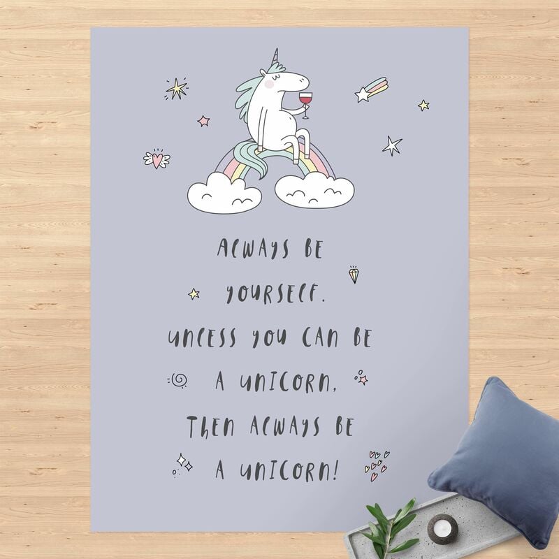 

Alfombras vinílicas - Always Be Yourself - Alto 4:3 Dimensión LxA: 60cm x 45cm