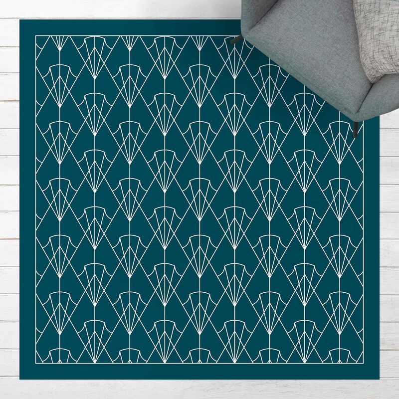 

Alfombras vinílicas - Art Deco Pattern Arrows With Border - Cuadrado 1:1 Dimensión LxA: 60cm x 60cm