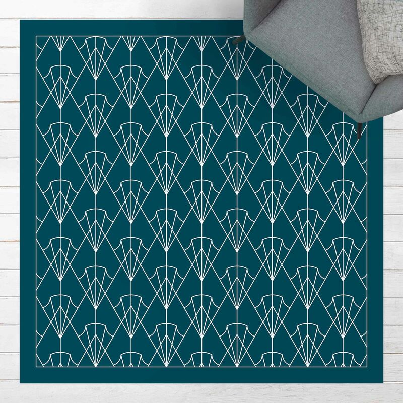 

Alfombras vinílicas - Art Deco Pattern Arrows With Border - Cuadrado 1:1 Dimensión LxA: 40cm x 40cm