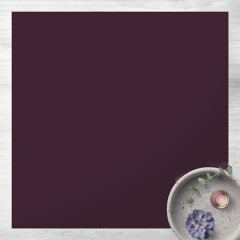 

Alfombras vinílicas - Aubergine - Cuadrado 1:1 Dimensión LxA: 100cm x 100cm