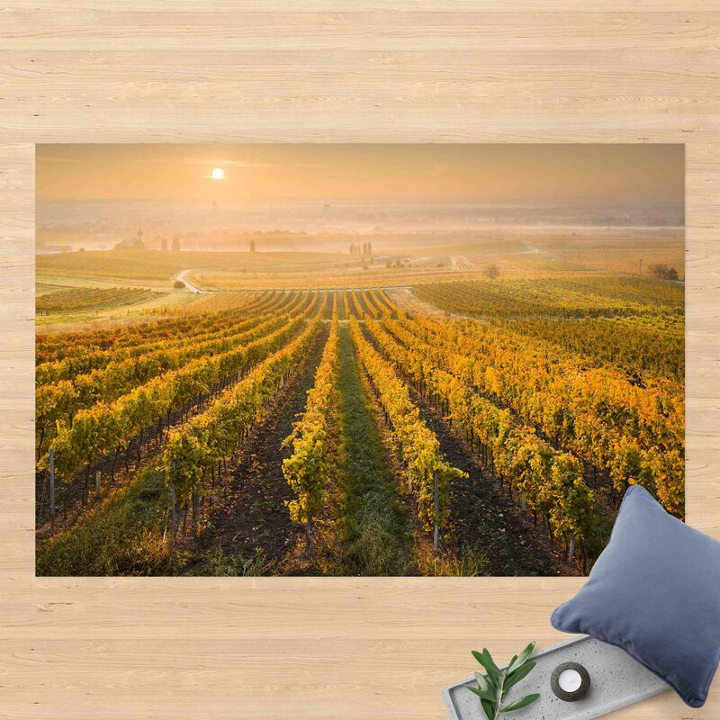 

Alfombras vinílicas - Autumnal Vineyards Near Vienna - Apaisado 2:3 Dimensión LxA: 80cm x 120cm