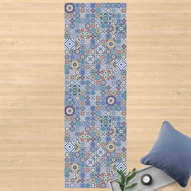 

Alfombras vinílicas - Backsplash - Elaborate Portoguese Tiles - Panorámico Dimensión LxA: 270cm x 90cm