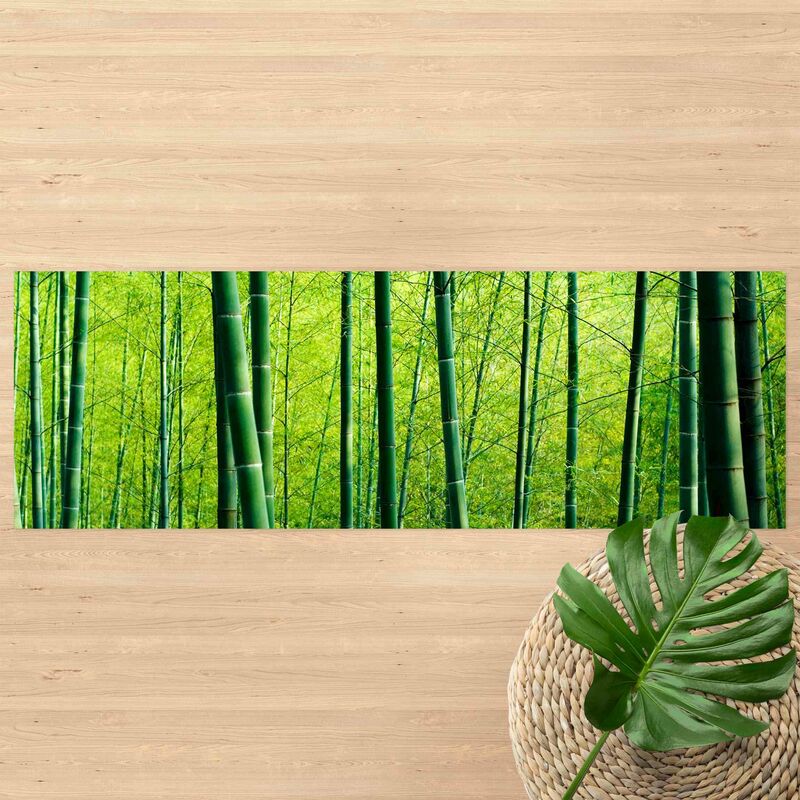 

Alfombras vinílicas - Bamboo Forest - Panorama Formato apaisado Dimensión LxA: 70cm x 210cm
