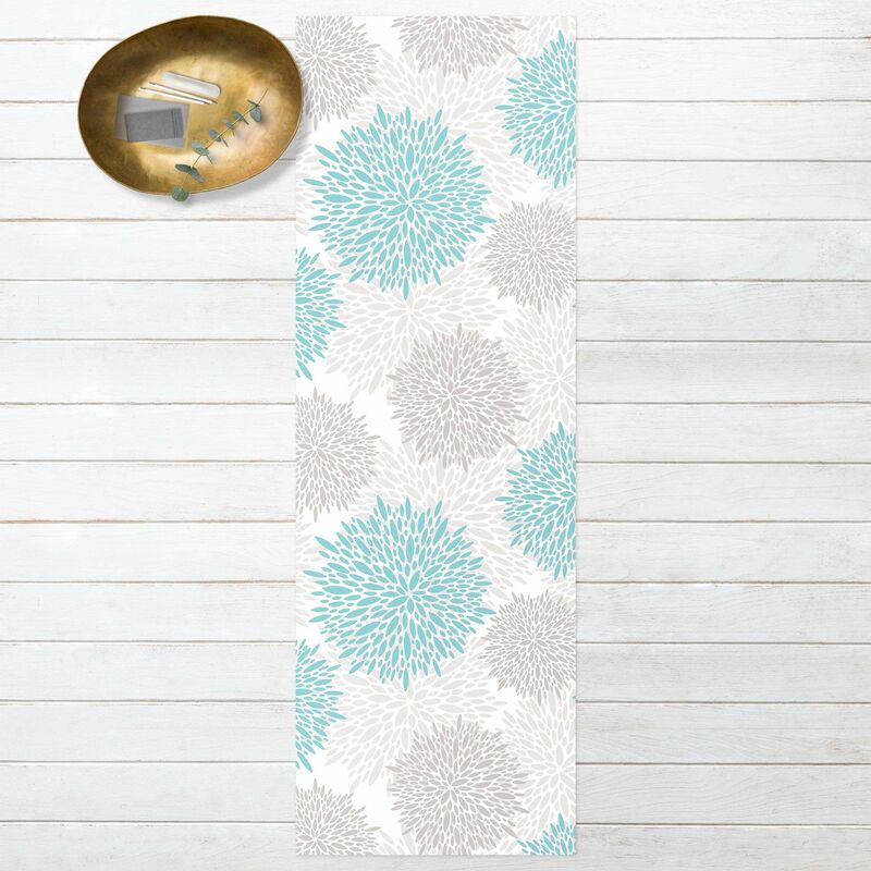 

Alfombras vinílicas - Big Drawn Dandelion In Blue - Panorámico Dimensión LxA: 120cm x 40cm