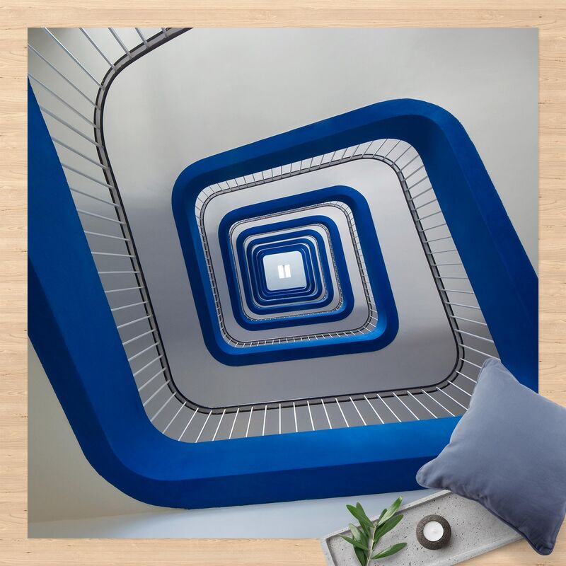 

Bilderwelten - Alfombras vinílicas - Blue Ascent Into Light - Cuadrado 1:1 Dimensión LxA: 100cm x 100cm