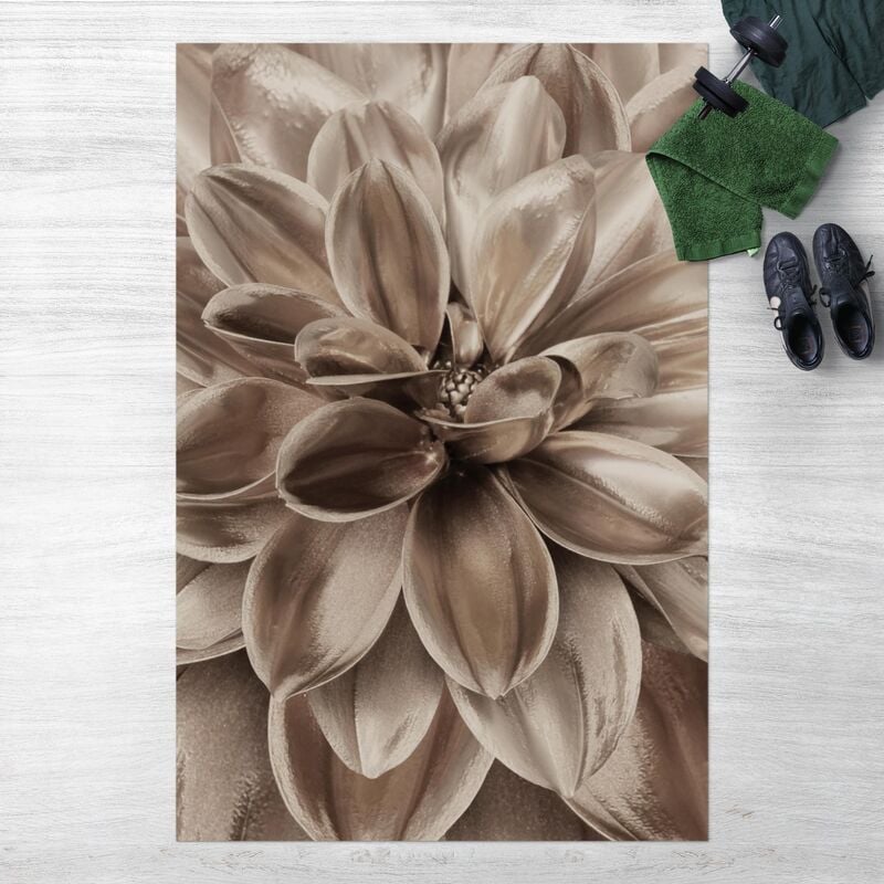 

Alfombras vinílicas - Bronze Dahlias Dream - Alto 3:2 Dimensión LxA: 90cm x 60cm