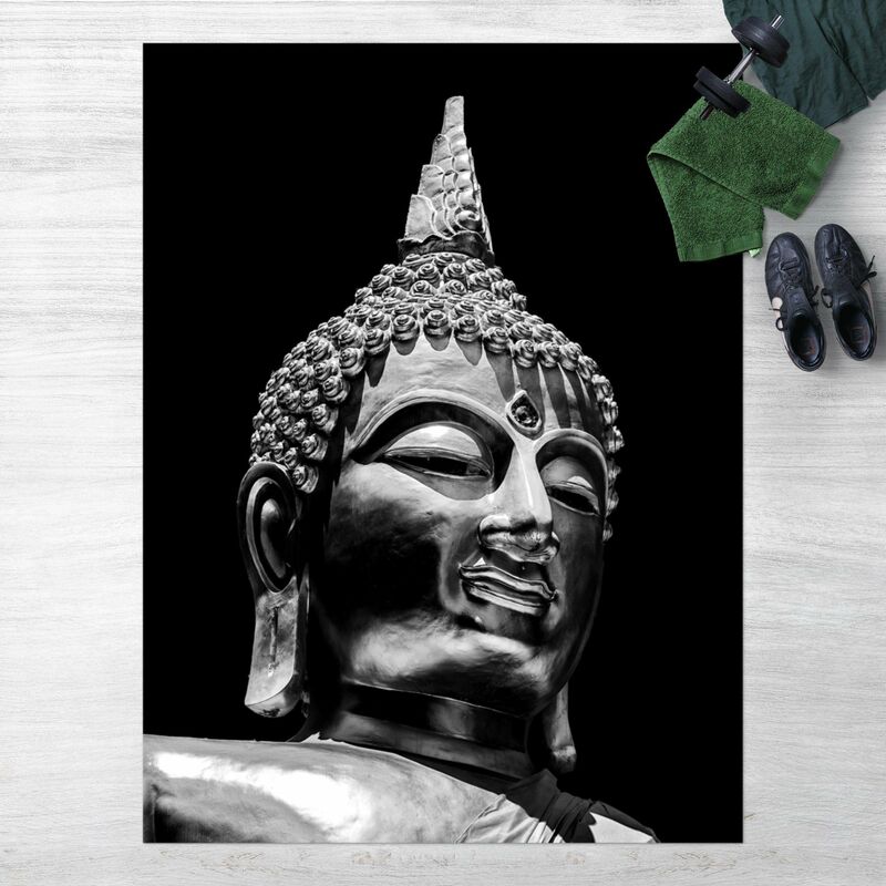 

Alfombras vinílicas - Buddha Statue Face - Alto 4:3 Dimensión LxA: 140cm x 105cm