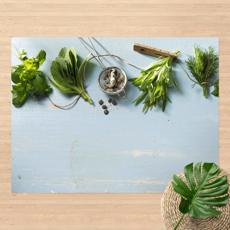 

Alfombras vinílicas - Bundled Herbs - Apaisado 3:4 Dimensión LxA: 105cm x 140cm