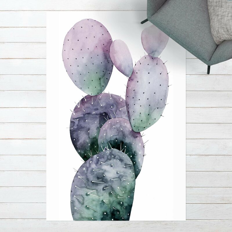 

Alfombras vinílicas - Cactus In Purple I - Alto 3:2 Dimensión LxA: 120cm x 80cm
