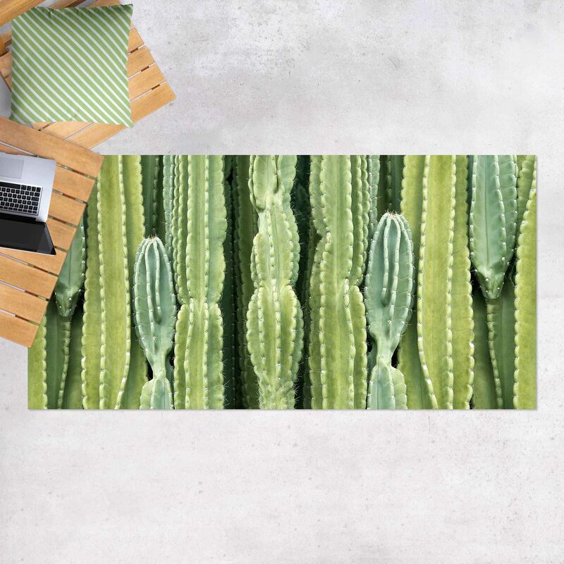 

Alfombras vinílicas - Cactus Wall - Apaisado 1:2 Dimensión LxA: 90cm x 180cm