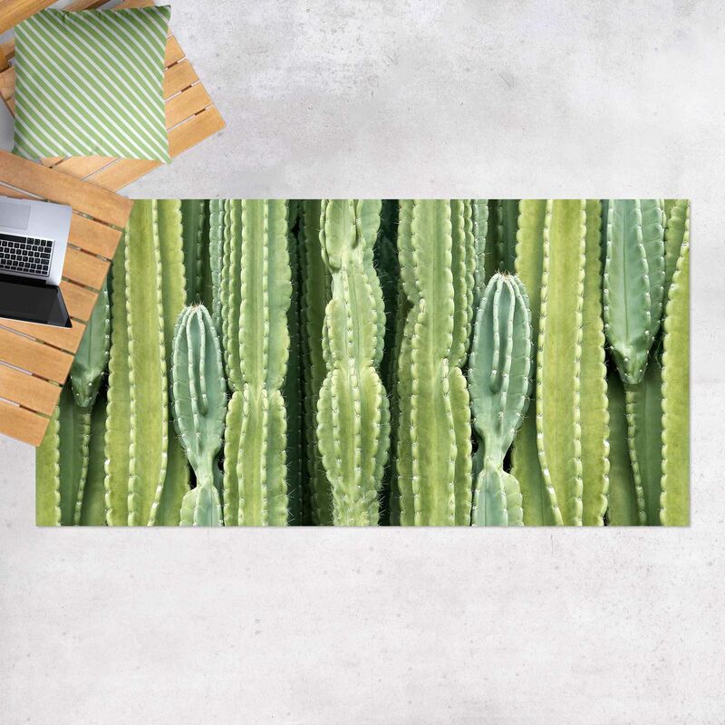 

Alfombras vinílicas - Cactus Wall - Apaisado 1:2 Dimensión LxA: 140cm x 280cm