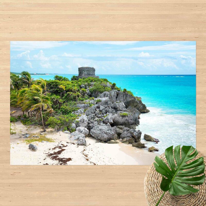 

Alfombras vinílicas - Caribbean Coast Tulum Ruins - Apaisado 2:3 Dimensión LxA: 60cm x 90cm