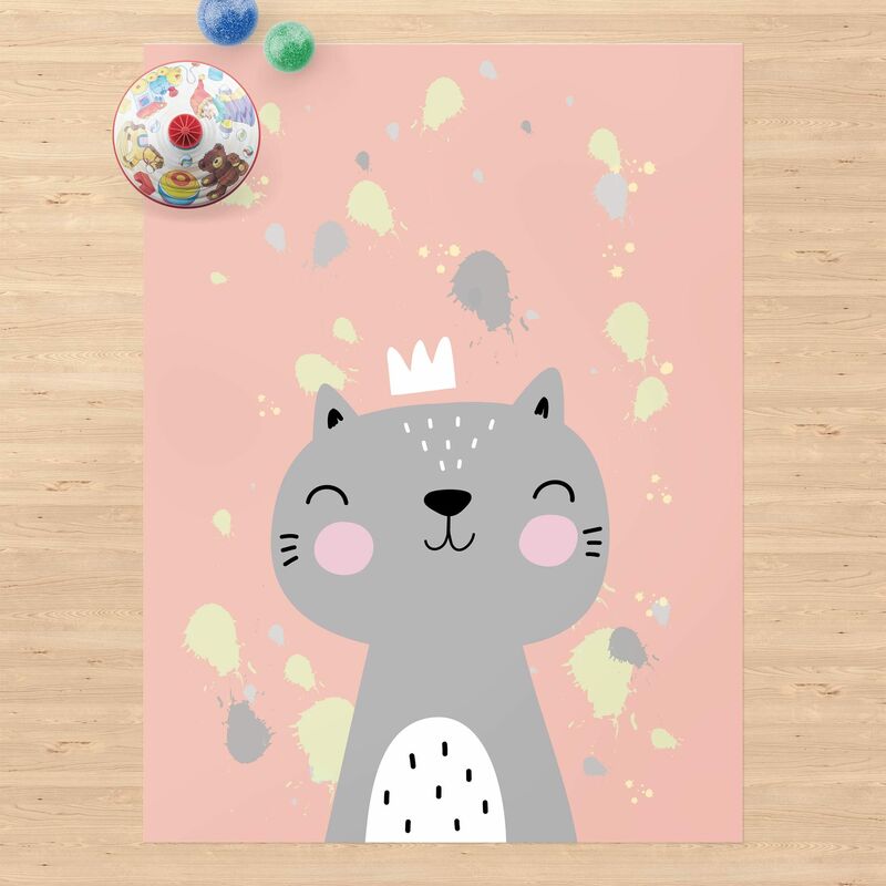 

Alfombras vinílicas - Cheeky Cat - Alto 4:3 Dimensión LxA: 100cm x 75cm