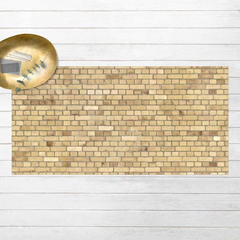 

Alfombras vinílicas - Clinker Brick Licht Yellow - Apaisado 1:2 Dimensión LxA: 80cm x 160cm