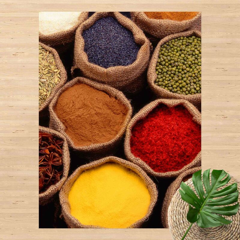 

Alfombras vinílicas - Colourful Spices - Alto 4:3 Dimensión LxA: 60cm x 45cm