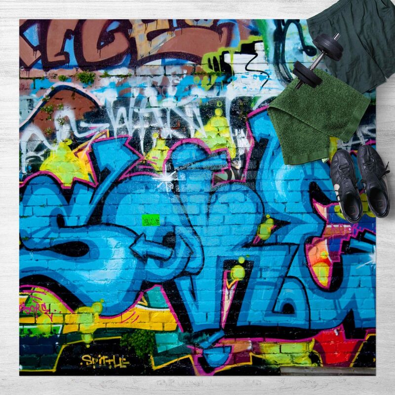 

Alfombras vinílicas - Colours of Graffiti - Cuadrado 1:1 Dimensión LxA: 80cm x 80cm