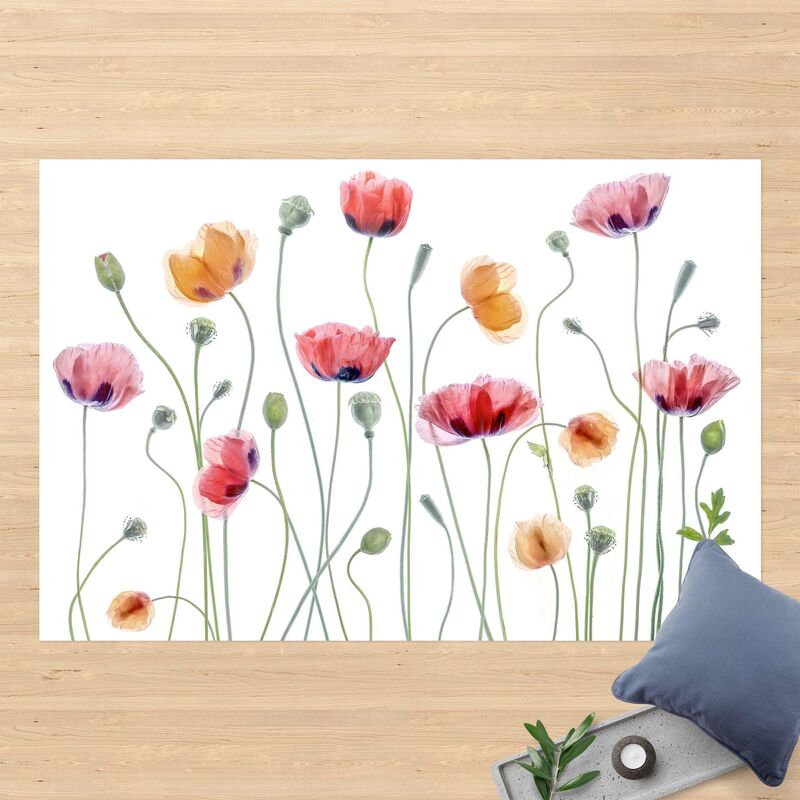 

Alfombras vinílicas - Corn Poppy Party - Apaisado 2:3 Dimensión LxA: 80cm x 120cm