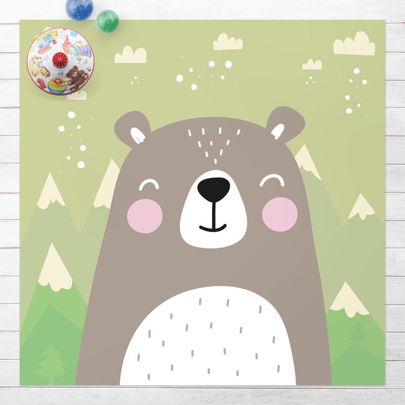 

Alfombras vinílicas - Cute Bears - Cuadrado 1:1 Dimensión LxA: 100cm x 100cm