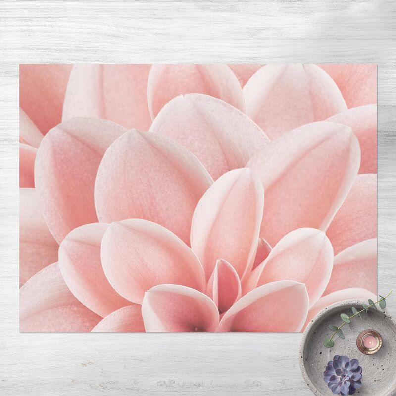 

Alfombras vinílicas - Dahlia Pink Petals Detail - Apaisado 3:4 Dimensión LxA: 120cm x 160cm