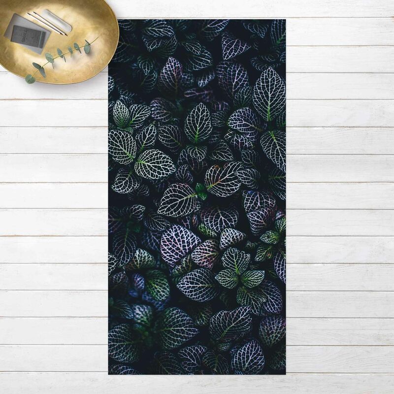 

Bilderwelten - Alfombras vinílicas - Dark Botany Mosaic Plant - Alto 2:1 Dimensión LxA: 220cm x 110cm