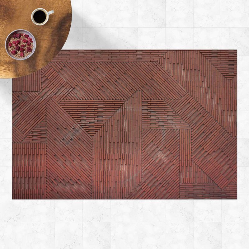 

Alfombras vinílicas - Design Brick Red - Apaisado 2:3 Dimensión LxA: 80cm x 120cm