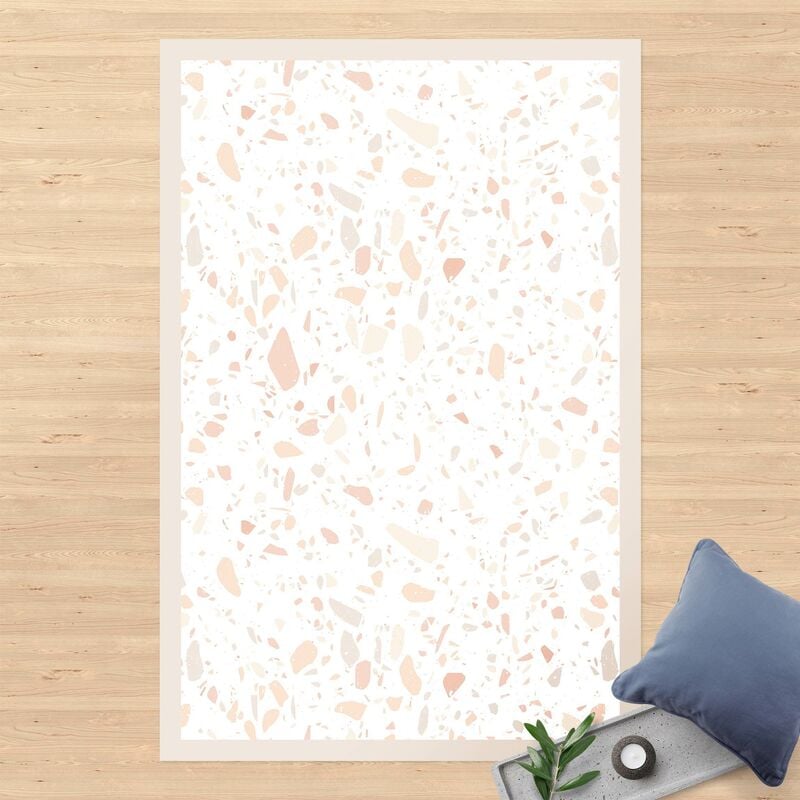 

Alfombras vinílicas - Detailed Terrazzo Pattern Venice With Frame - Alto 3:2 Dimensión LxA: 120cm x 80cm