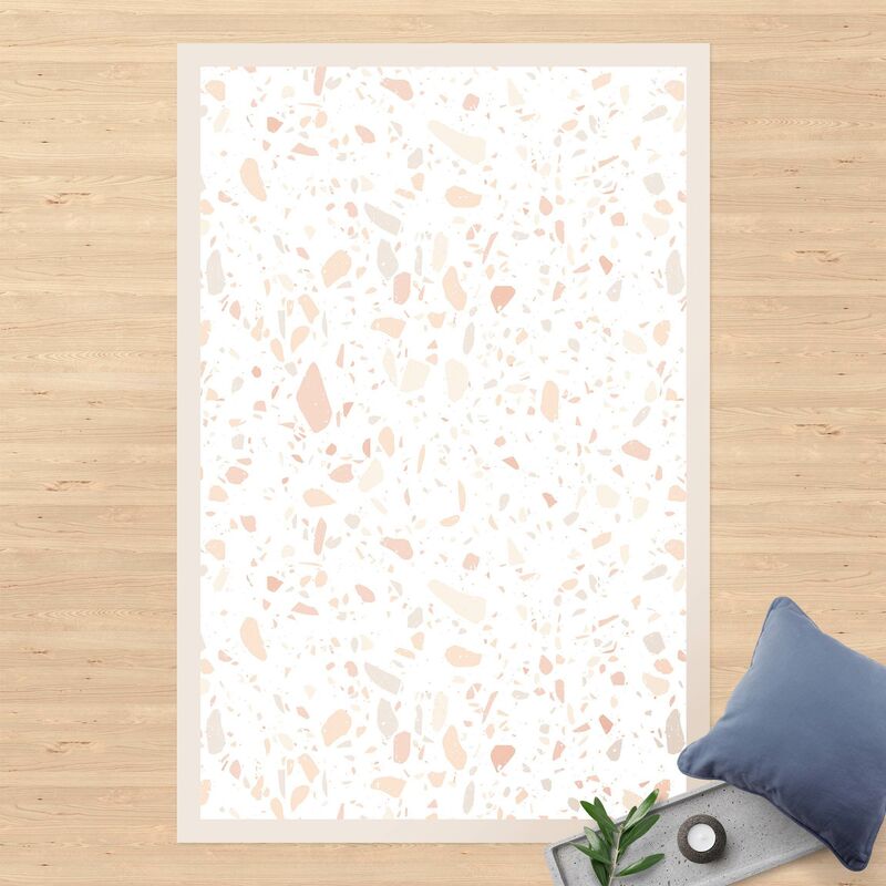 

Alfombras vinílicas - Detailed Terrazzo Pattern Venice With Frame - Alto 3:2 Dimensión LxA: 90cm x 60cm