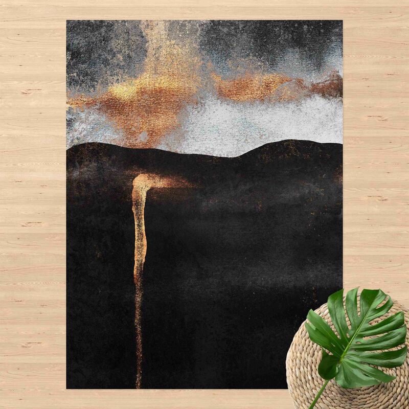

Alfombras vinílicas - Elisabeth Fredriksson - Abstract Golden Glow - Alto 4:3 Dimensión LxA: 60cm x 45cm