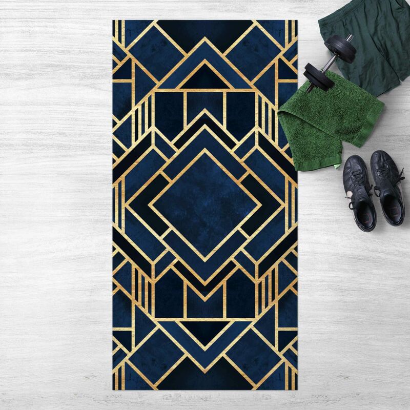 

Alfombras vinílicas - Elisabeth Fredriksson - Art Deco Gold - Alto 2:1 Dimensión LxA: 140cm x 70cm