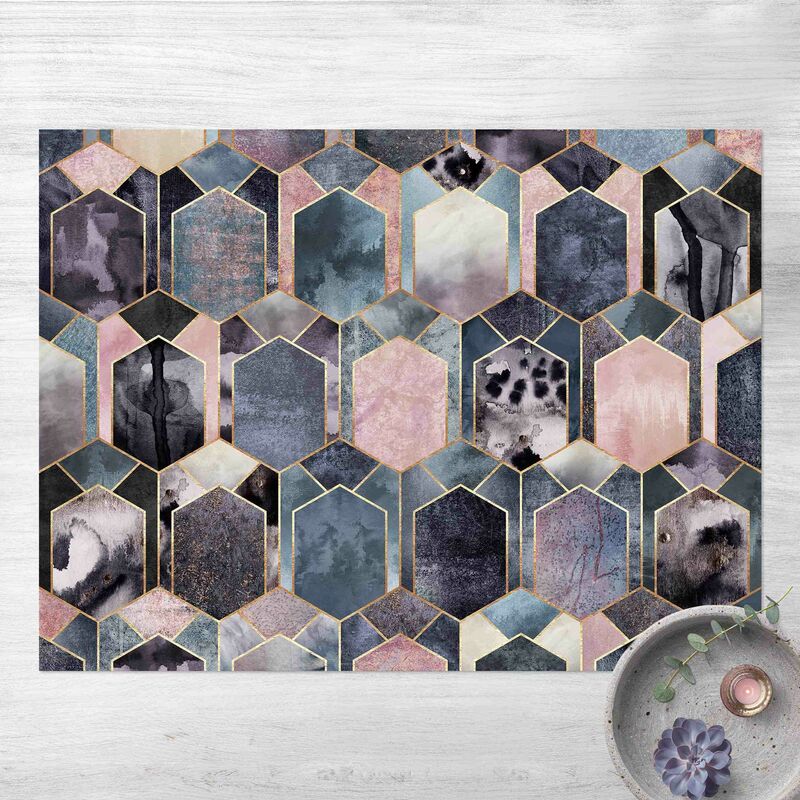 

Alfombras vinílicas - Elisabeth Fredriksson - Art Deco Marble Gold - Apaisado 3:4 Dimensión LxA: 45cm x 60cm