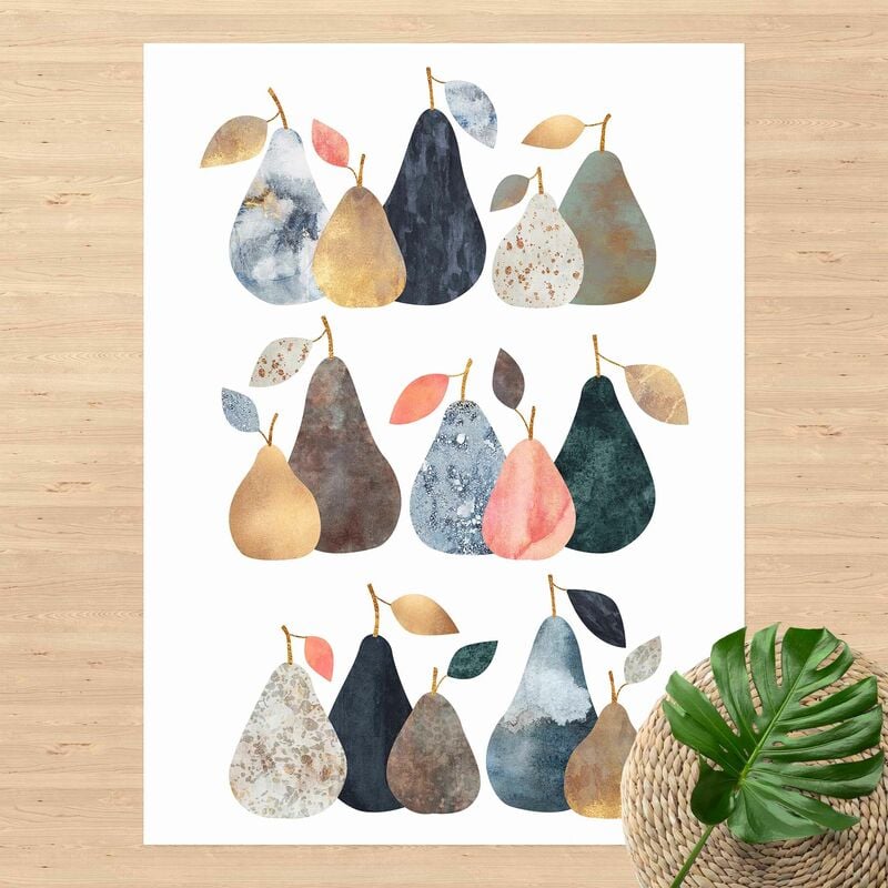 

Alfombras vinílicas - Elisabeth Fredriksson - Collage Golden Pears - Alto 4:3 Dimensión LxA: 120cm x 90cm
