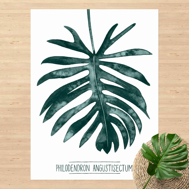 

Alfombras vinílicas - Emerald Green Philodendron Angustisectum - Alto 4:3 Dimensión LxA: 160cm x 120cm