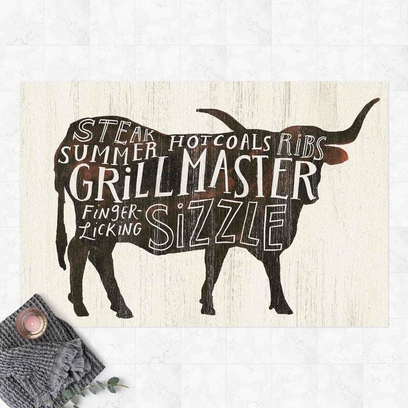 

Alfombras vinílicas - Farm BBQ - Cattle - Apaisado 2:3 Dimensión LxA: 40cm x 60cm